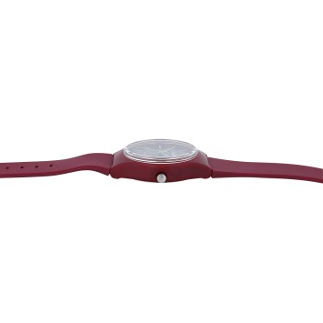 Q&Q unisex watch with burgundy silicone strap, water resistant 10 bars A212J011Y Q&Q 35,90 €