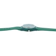 Orologio unisex Q&Q con cinturino in silicone verde, resistente all'acqua 10 bar