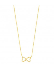 Gold plated necklace infinite hearts 327151 Laval 1878 59,90 €