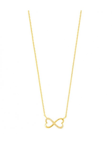 Gold plated necklace infinite hearts 327151 Laval 1878 59,90 €
