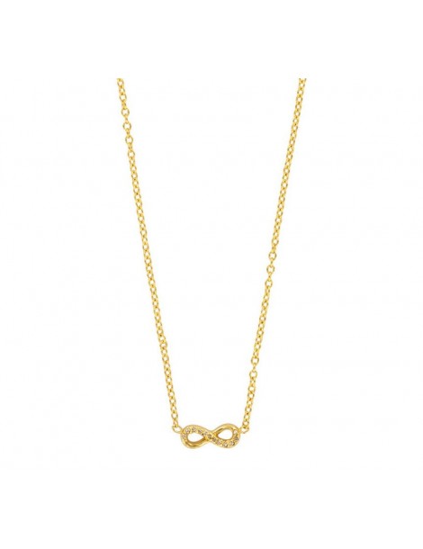 Necklace gold-plated infinity pattern and zirconium 327152 Laval 1878 56,00 €