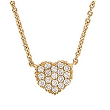 Gold plated necklace with pendant in zirconium oxides 327158 Laval 1878 64,90 €