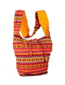 Besace indienne orange 100% coton 47393 Paris Fashion 18,90 €