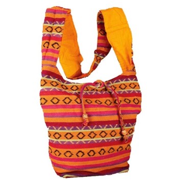 Besace indienne orange 100% coton 47393 Paris Fashion 18,90 €