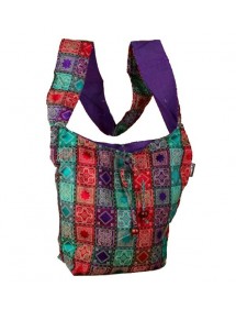Indian pachwork Brieftasche lila 100% Baumwolle 47430 Paris Fashion 18,90 €
