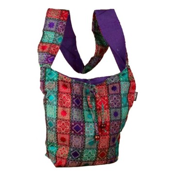 Indian pachwork wallet purple 100% cotton 47430 Paris Fashion 18,90 €