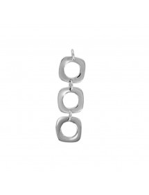 Pendant 3 squares with a hollow round steel 3160985 One Man Show 19,90 €