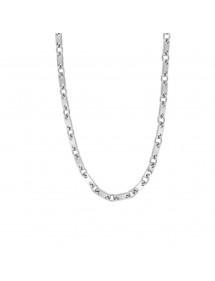 Men's steel necklace 45 cm