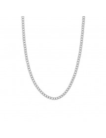 Man's necklace in steel mesh gourmette 50 cm 31710227 One Man Show 29,90 €