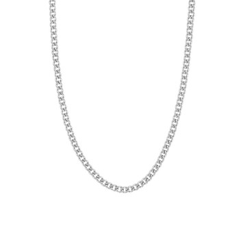 Man's necklace in steel mesh gourmette 50 cm 31710227 One Man Show 29,90 €