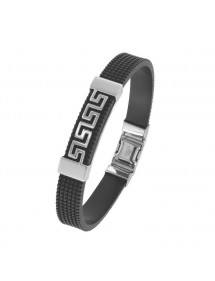 Bracelet in steel and rubber One Man Show 3180814 One Man Show 26,00 €