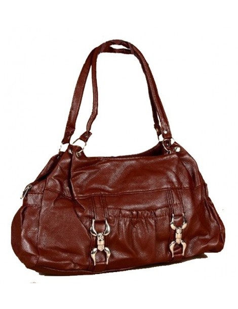 Damenhandtasche Maße 38 x 28 cm - Braun