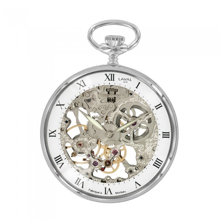 Laval 1878 mechanische Uhr und Skelettuhr, Silber 755245 Laval 1878 299,00 €