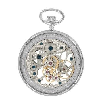 Laval 1878 mechanische Uhr und Skelettuhr, Silber 755245 Laval 1878 310,00 €
