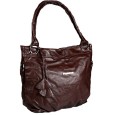 Vintage handbag 42 x 32 cm - Chocolate color