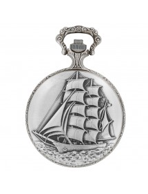 LAVAL Taschenuhr aus Palladium mit Motiv für Segelbootmotive 755258 Laval 1878 129,90 €