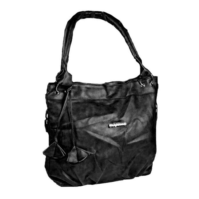 Vintage handbag 42 x 32 cm - Black