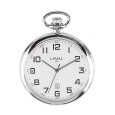 LAVAL pocket watch, chrome with Arabic numerals and minute display