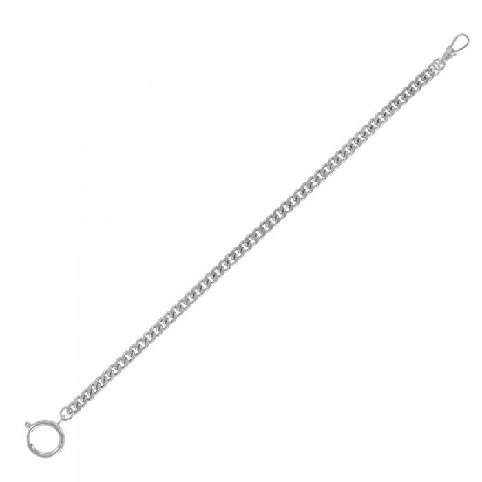 Chain for LAVAL pocket watch in silver metal