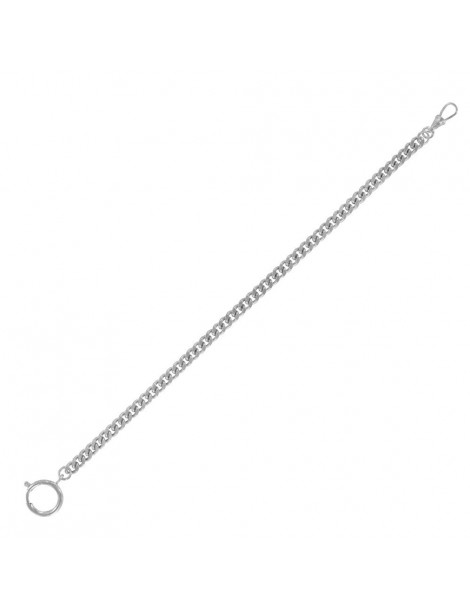 Chain for LAVAL pocket watch in silver metal