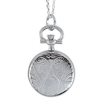 reloj pendiente de plata con motivos medallón cifras romanas 750289 Laval 1878 159,00 €