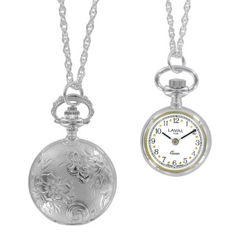 Reloj colgante de dos agujas con estampado de flores. 755024 Laval 1878 99,90 €