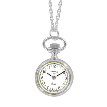 Two-needle pendant watch with flower pattern 755024 Laval 1878 99,90 €