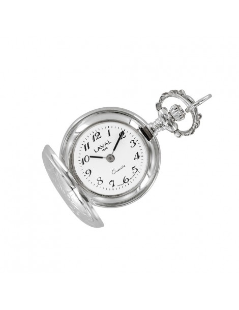 Pendant watch with flower cover