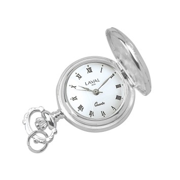 plata reloj colgante número romano 3 manos 755243 Laval 1878 159,00 €