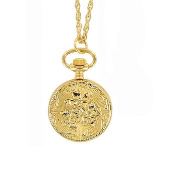 Montre pendentif doré à motif fleuri, boitier avec couvercle 755252 Laval 1878 159,00 €