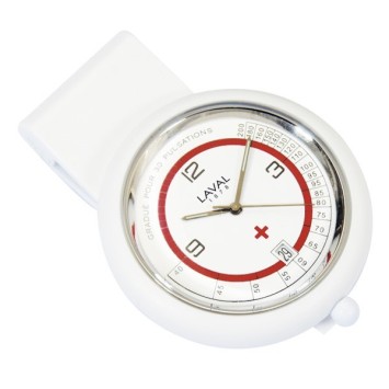 Orologio dell'infermiera con il bianco e rosso clip Laval 1878 750355 Laval 1878 52,00 €