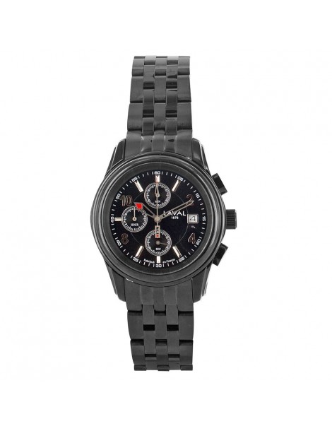 LAVAL watch, 3H dato chronograph and steel bracelet, 50 m waterproof 755211 Laval 1878 279,00 €