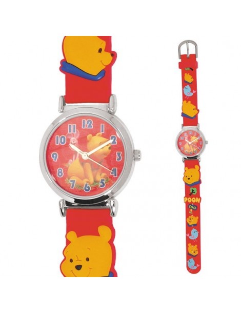Winnie the Pooh Disney Kinderuhr - Rot
