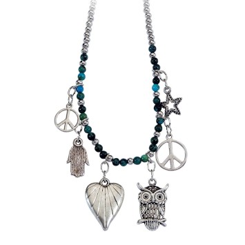 Magnificent necklace in metal and glass H3880102 Laval 1878 9,90 €