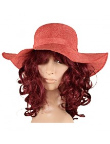 Chapeau rouge en polyester uni 38192 Paris Fashion 17,90 €
