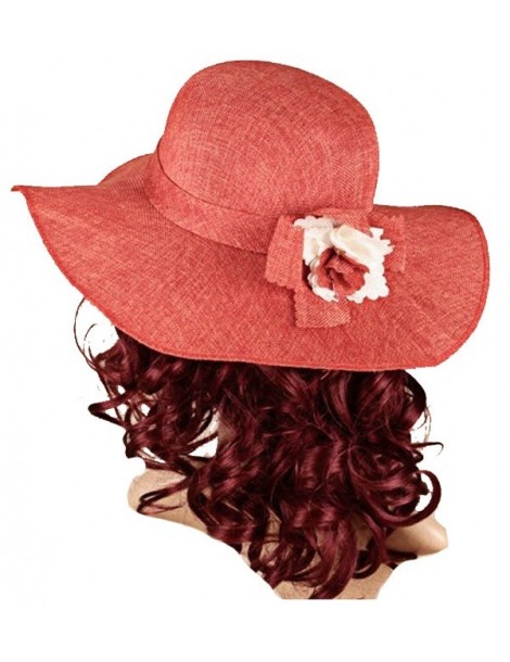 Chapeau rouge en polyester uni