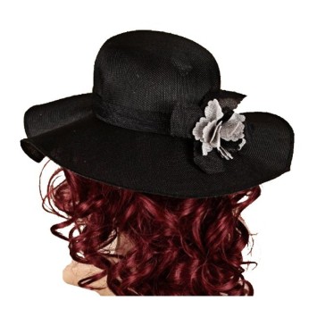 Chapeau noir en polyester uni 38196 Paris Fashion 17,90 €