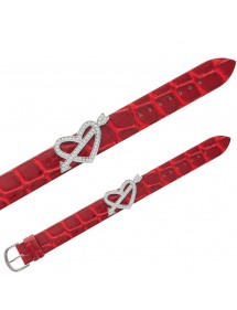 Laval bracelet with heart crossed by an arrow - Red 473156 Laval 1878 16,00 €