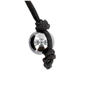 Black cord shamballa bracelet with crystal ball on macrame 888384 Laval 1878 9,90 €