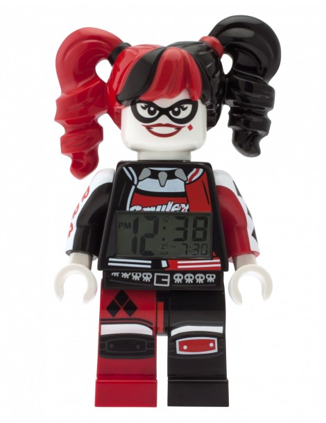 LEGO Batman Movie Harley Quinn Minifigure Clock