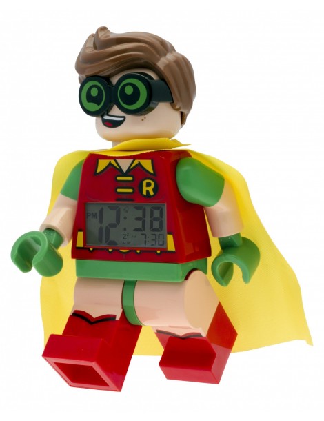 LEGO Batman Movie Robin Minifigure Clock
