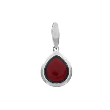 Pendant with amber stone surrounded by silver 3160743 Nature d'Ambre 36,00 €