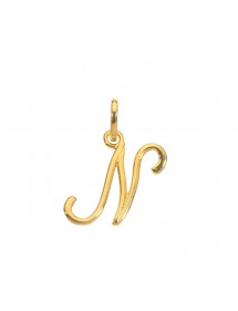 Gold plated pendant letter N 320099 Laval 1878 14,90 €