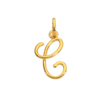 Gold plated pendant letter C 320088 Laval 1878 14,90 €