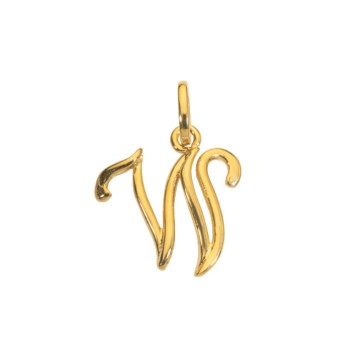Gold plated pendant letter W 320108 Laval 1878 14,90 €