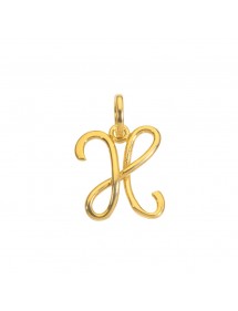 Gold plated pendant letter X 320109 Laval 1878 14,90 €