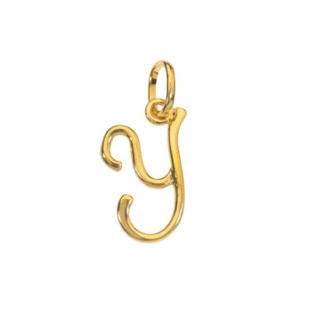 Gold plated pendant letter Y 320110 Laval 1878 14,90 €