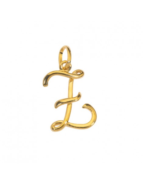 Gold plated pendant letter Z