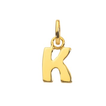 Gold plated pendant capital letter K 320122 Laval 1878 14,50 €