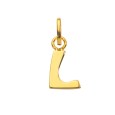 Gold plated pendant capital letter L